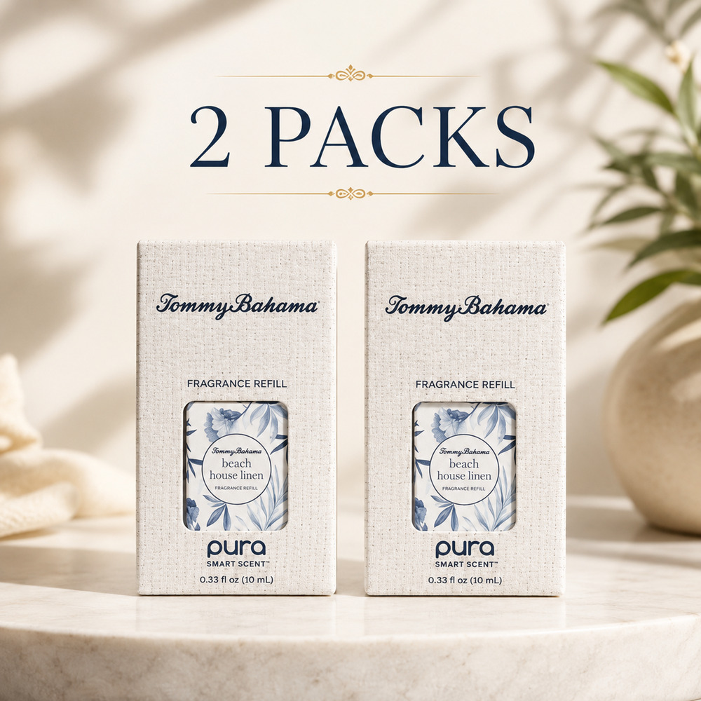 Tommy Bahama Beach House Linen Pura Smart Fragrance Refill 2-Pack 10mL Each